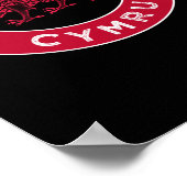 Bron-yr-aur Welsh Plaatsnamen Cymru Sticker Poster (Hoek)