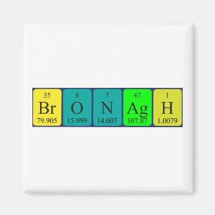 Bronagh periodiek table name magnet