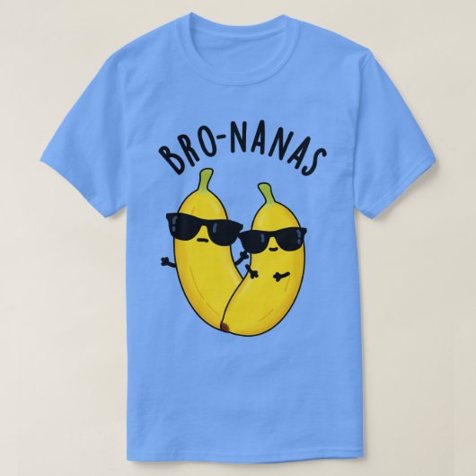 Bronanas Grappige Fruit Banaan Pun T-shirt (Design voorkant)