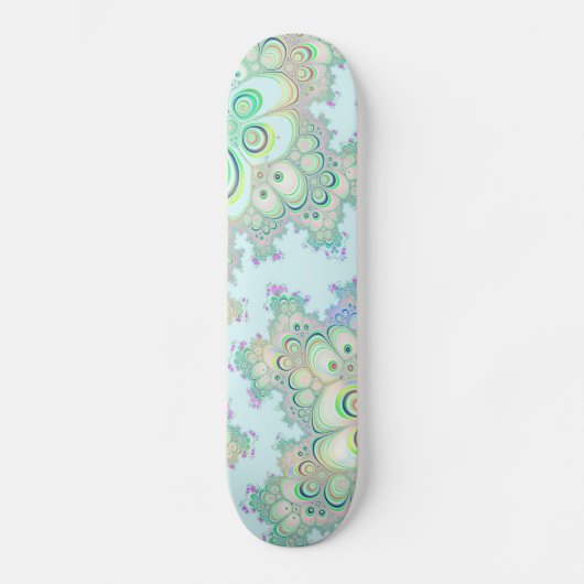 bronbloemen fractale skateboard (Voorkant)
