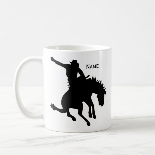  Bronc Rider Coffee Mok (Links)