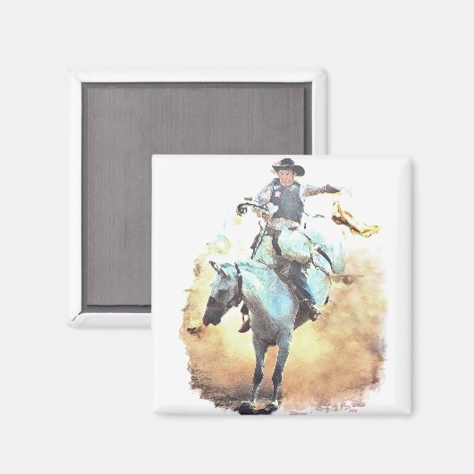 Bronc Rider Magnet (Voorkant / Achterkant)