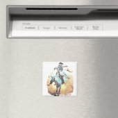Bronc Rider Magnet (Insitu (Vaatwasser))