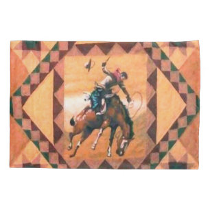 Bronc Rider Westerne Cowboy Pillowcase Kussensloop