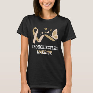 Bronchiëctasie Bewustzijn Pearl Ribbon Warrior But T-shirt