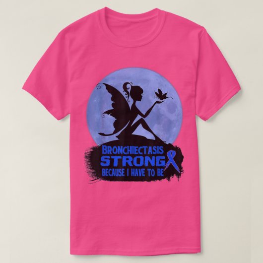 Bronchiectasis Awareness  T-shirt (Design voorkant)