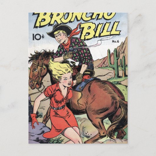 Broncho Bill Briefkaart (Voorkant)