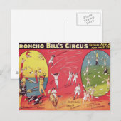 Broncho Bill's Circus, Birmingham c.1890-1910 Briefkaart (Voorkant / Achterkant)