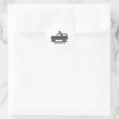 Bronco 4 juli Merica Ronde Sticker (Tas)