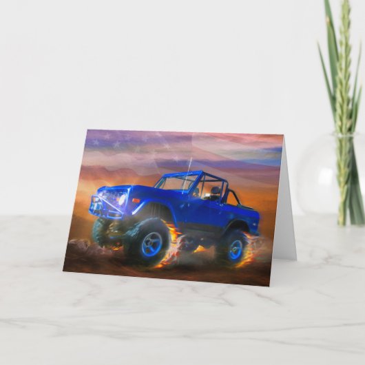 Bronco 4X4 UIT WEGRAGER Kaart (Voorkant)