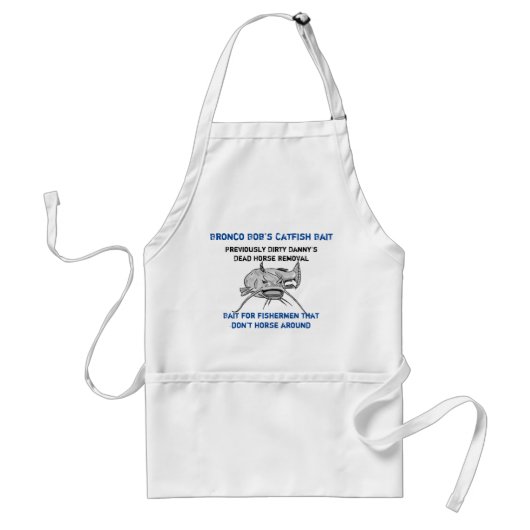 Bronco Bob's Catfish Apron Standaard Schort (Voorkant)