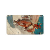 Bronco Buster, 1906, ingediend door Newell Convers Etiket (Voorkant)