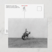Bronco Busting Briefkaart (Voorkant / Achterkant)