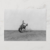 Bronco Busting Briefkaart (Voorkant)