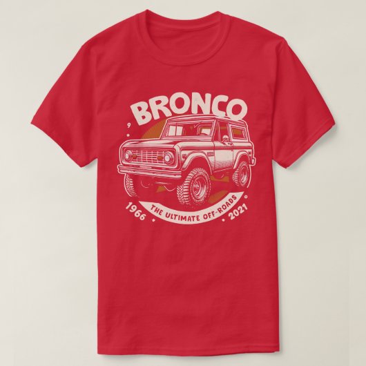 Bronco Fan Art T-shirt (Design voorkant)