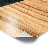 Bronco hout foto afdruk (Hoek)