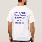 bronco II T-shirt (Achterkant)