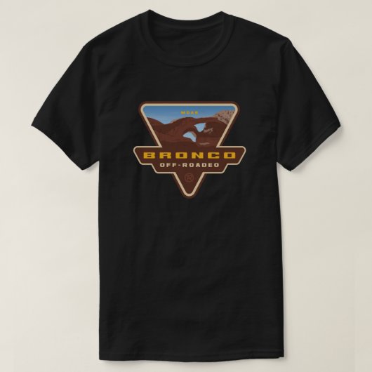 Bronco Off Roadeo Moab Classic T-Shirt (Design voorkant)