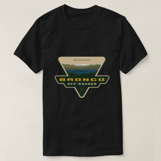 Bronco Off Roadeo New Hampshire Classic T-Shirt.pn T-shirt (Design voorkant)