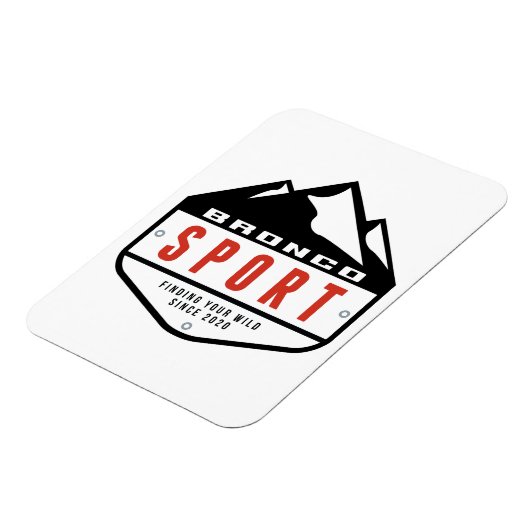 Bronco Sport forum shield logo nr. 2 Magneet (Linkerzijde)