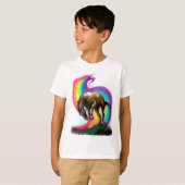 Bronco Unicorn Rainbow T-shirt (Voorkant volledig)