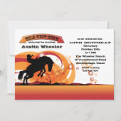 Broncobuster uitnodiging (Voorkant)