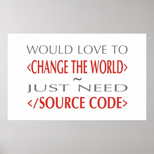 Broncode Poster (Voorkant)