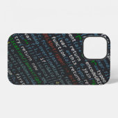 Broncode schermafbeelding iPhone hoesje (Achterkant horizontaal)