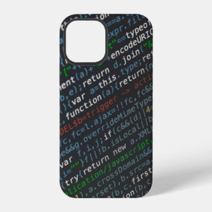 Broncode schermafbeelding iPhone 12 hoesje