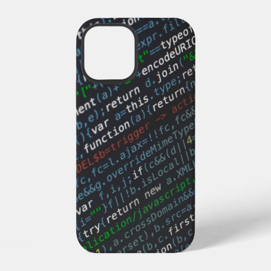 Broncode schermafbeelding iPhone hoesje (Achterkant)
