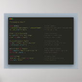 Broncodegedicht Poster (Voorkant)