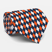 Broncos Colors Argyle Pattern Stropdas (Opgerold)