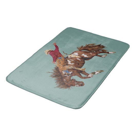  broncostrijder badmat (Gekanteld)