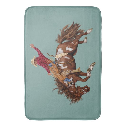  broncostrijder badmat (Voorkant Verticaal)