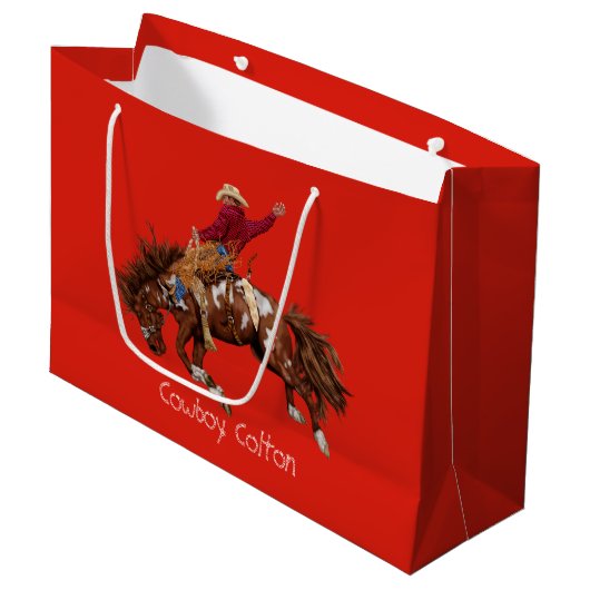  broncostrijder groot cadeauzakje (Voorkant Gekanteld)