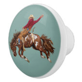  broncostrijder keramische knop (Rechts)