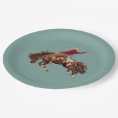  broncostrijder papieren bordje (Gekanteld)