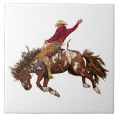  broncostrijder tegeltje (Voorkant)