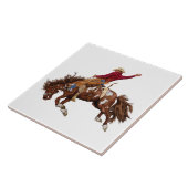  broncostrijder tegeltje (Zijkant)