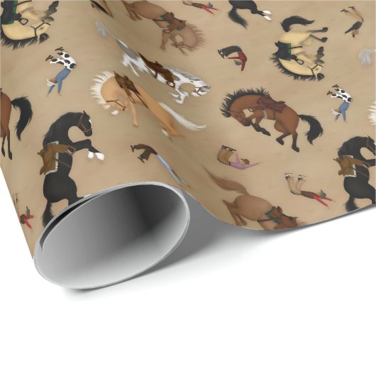 Broncs en Cowboys Cadeaupapier (Rol Hoek)