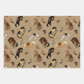 Broncs en Cowboys Inpakpapier Vel (Voorkant 2)