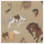 Broncs en Cowboys Stof (Close Up)