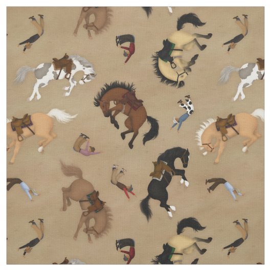 Broncs en Cowboys Stof (Swatch)