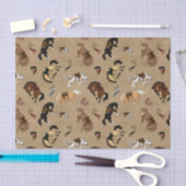 Broncs en Cowboys Tissuepapier (Craft)