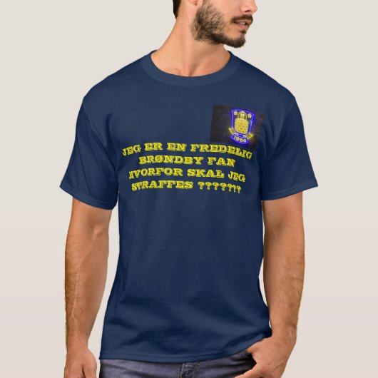 Brøndby fan t-shirt (Voorkant)