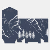 Brondenbomen in de buitenlucht bedankdoosjes (Ongevouwen)