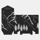 Brondenbomen in de buitenlucht bedankdoosjes (Ongevouwen)