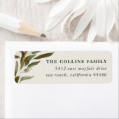 Broned Branches Return-adreslabel Etiket (Insitu)