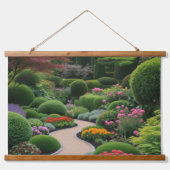 bronlandschap hangend wandkleed (Voorkant)