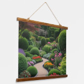 bronlandschap hangend wandkleed (Gebogen)